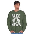 thumbnail image 5 of Fake News Legend Bigfoot Sasquatch Sweatshirt for Men or Women Brisco Brands S, 5 of 6