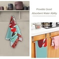 thumbnail image 3 of Cute Santa Claus Hand Towels 2 PCS, Funny Christmas Kitchen Towel Ultra Soft and Highly Absorbent,Decorative Fingertip Face Towel for Bathroom Hotel, 28.3"x14.4", 3 of 6