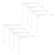 thumbnail image 1 of Uxcell 8 paquetes de clips de valance transparentes de 3.5 pulgadas, soporte retentor de valance oculto para accesorio de persiana vertical, 1 of 6
