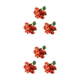 thumbnail image 3 of Ramo de flores artificiales Yuarrent 3 piezas Rojo 2Conjunto, 3 of 6