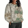 thumbnail image 2 of CLOISE No Hoodie Womens Sweatshirts Plus Size Crew Neck Tops Camouflage Long Sleeve Pullover Oversized Clothes, 2 of 8