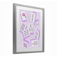 thumbnail image 2 of Stupell Industries Art Deco Glam Lipstick Mahjong Tiles Gray Framed Print Under Glass, 17 x 21, by Ziwei Li, 2 of 8
