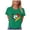 Green, variant on 2026 Soccer Cup Trophy Flag Graphic Tee for Women Germany Football Fan Shirt Match Day Gift Tournament,Black(S)