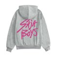thumbnail image 4 of Pop cazadora para niña Hooded Sweatshirt,Soft Streetwear Pullover,Cute Long Sleeve Hoodie for Fall Winter Unisex （Light Gray）, 4 of 4