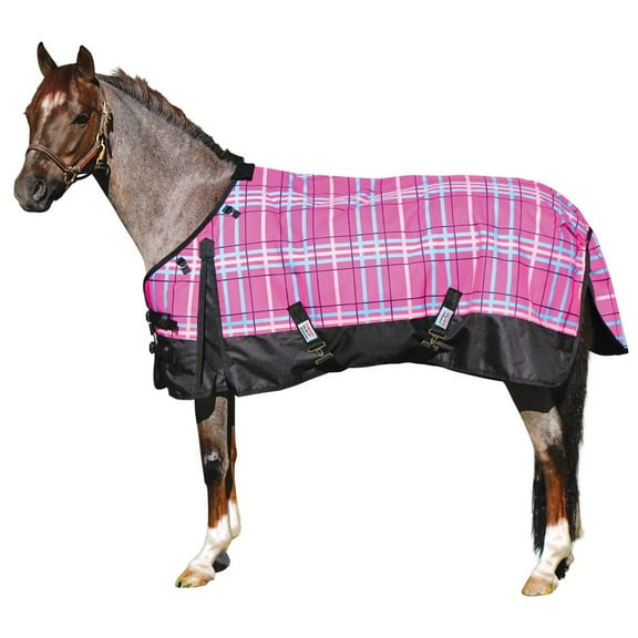Dura-Tech Viking Classic Heavy Weight Horse Turnout Blanket | Pink Plaid | 62
