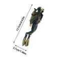 thumbnail image 3 of Estatua de buceador para acuario, juguete de jardinería, modelo de buceador, decoración de escritorio, pecera, vehículo submarino, material de decoración y, 3 of 5