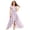 00-Purple722, variant on WOYY Girls Elegant Square Neck Floral Dress Party Ruffle Swing Maxi Dresses, Sizes 5-14