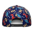 thumbnail image 4 of Cartoon Dinosaur Baseball Hat - Funny Cute Dino Design Adjustable Sun Protection Cap, 4 of 5