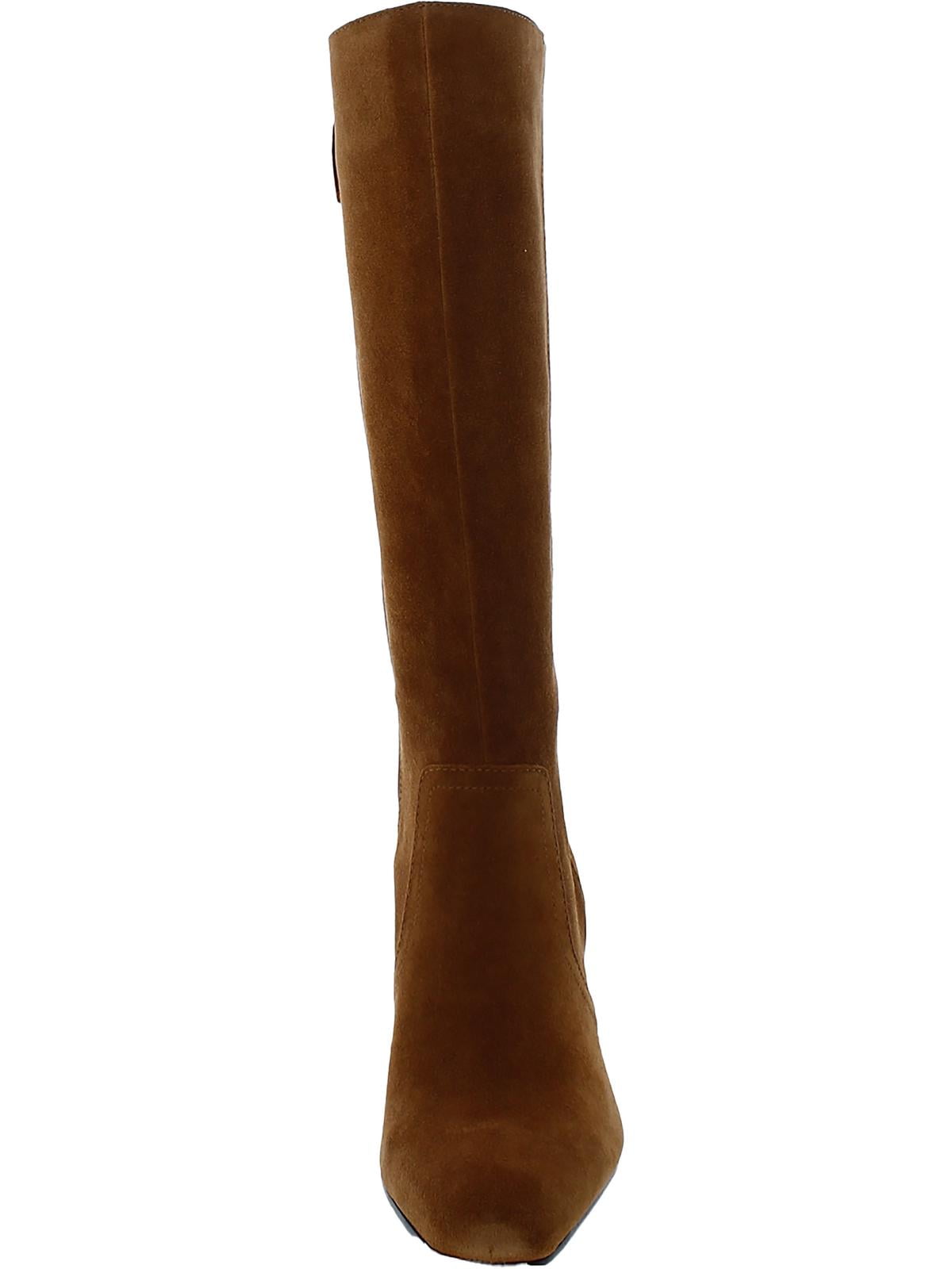 Aqua College Womens Tori Suede Waterproof Knee-High Boots Black 10 Medium (B M)　並行輸入品