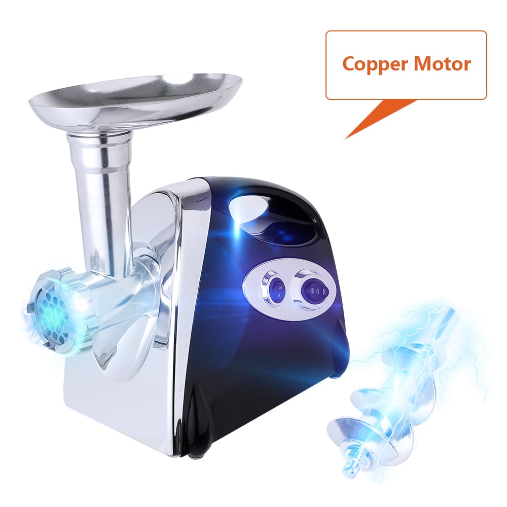 Kepooman Electric Meat Grinder with Handle, Kitchen Food Mincer Sausage Maker, Black Kepooman Electric Meat Grinder with Handle, Kitchen Food Mincer Sausage Maker, Black