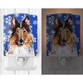 thumbnail image 2 of Carolines Treasures SC9766CNL Collie Winter Snowflakes Ceramic Night Light, 2 of 2