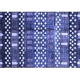 thumbnail image 1 of Ahgly Company Machine Washable Indoor Rectangle Abstract Blue Modern Area Rugs, 4' x 6', 1 of 4