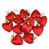 Northlight 12ct Heart Valentine's Day Ornament Set 2" - Red