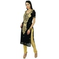thumbnail image 2 of Bimba Women Kurti Straight Georgette Kurta Readymade Indian Custom Clothing, 2 of 5