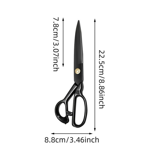 JJKBVCLO Ciseaux en Tissu Ciseaux de Tailleur en Acier Poignée Ergonomique Confortable