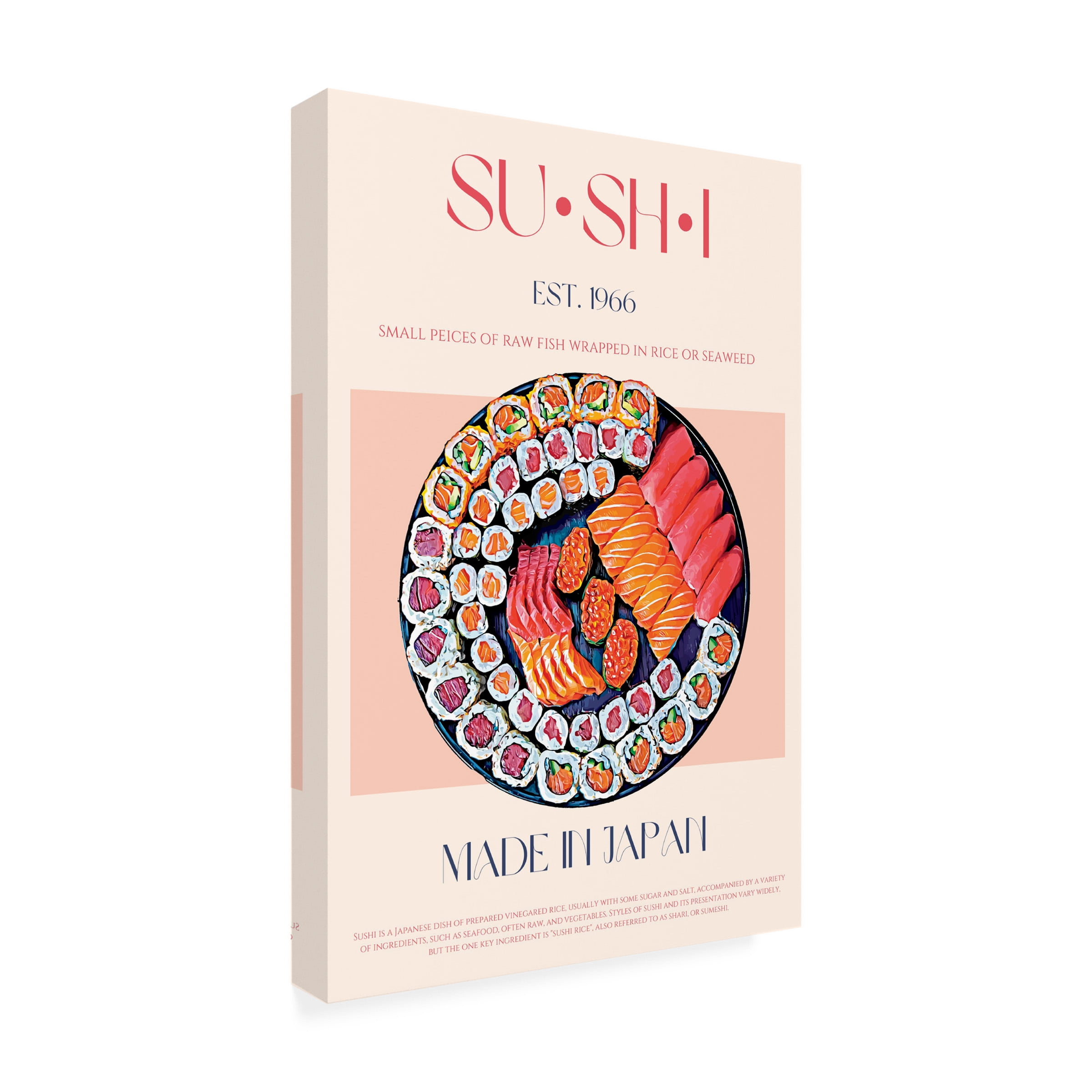 Nazma Khokhar 'Sushi' Canvas Art