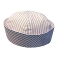 thumbnail image 4 of KLKCMS Sailor Hat Fashionable Versatile Sailor Cap for Performance Masquerade Party Pink Stripes, 4 of 9
