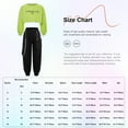 thumbnail image 5 of Alvivi Tracksuit for Girls Street Hip Hop Dance Clothes Set Skateboarding Gymnastics Workout Outfits Black 8, 5 of 5