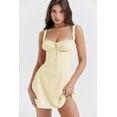 thumbnail image 2 of Eternatastic Women's Corset Dress Sleeveless Mini Dress French Style Spaghetti Strap Beach Vacation Dress M Yellow, 2 of 8