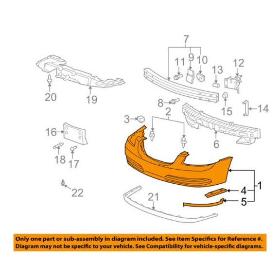Buick GM OEM 06-09 Lucerne-Bumper Cover 20827013