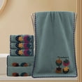 thumbnail image 3 of Xuniizn Bath Towel and Wash Cloths Set: 1xBath Towel and Hand Towel Set, Flock, Highly Absorbent & Fade Resistant, 3 of 7