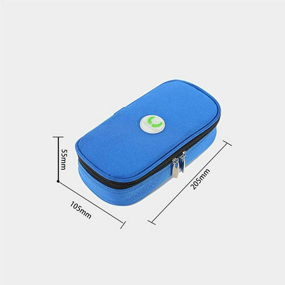 Portable Insulin Cooler Bag Ice Pack Aluminum Film Insulin Refrigerator Bag for Insulin and Diabetic Supplies