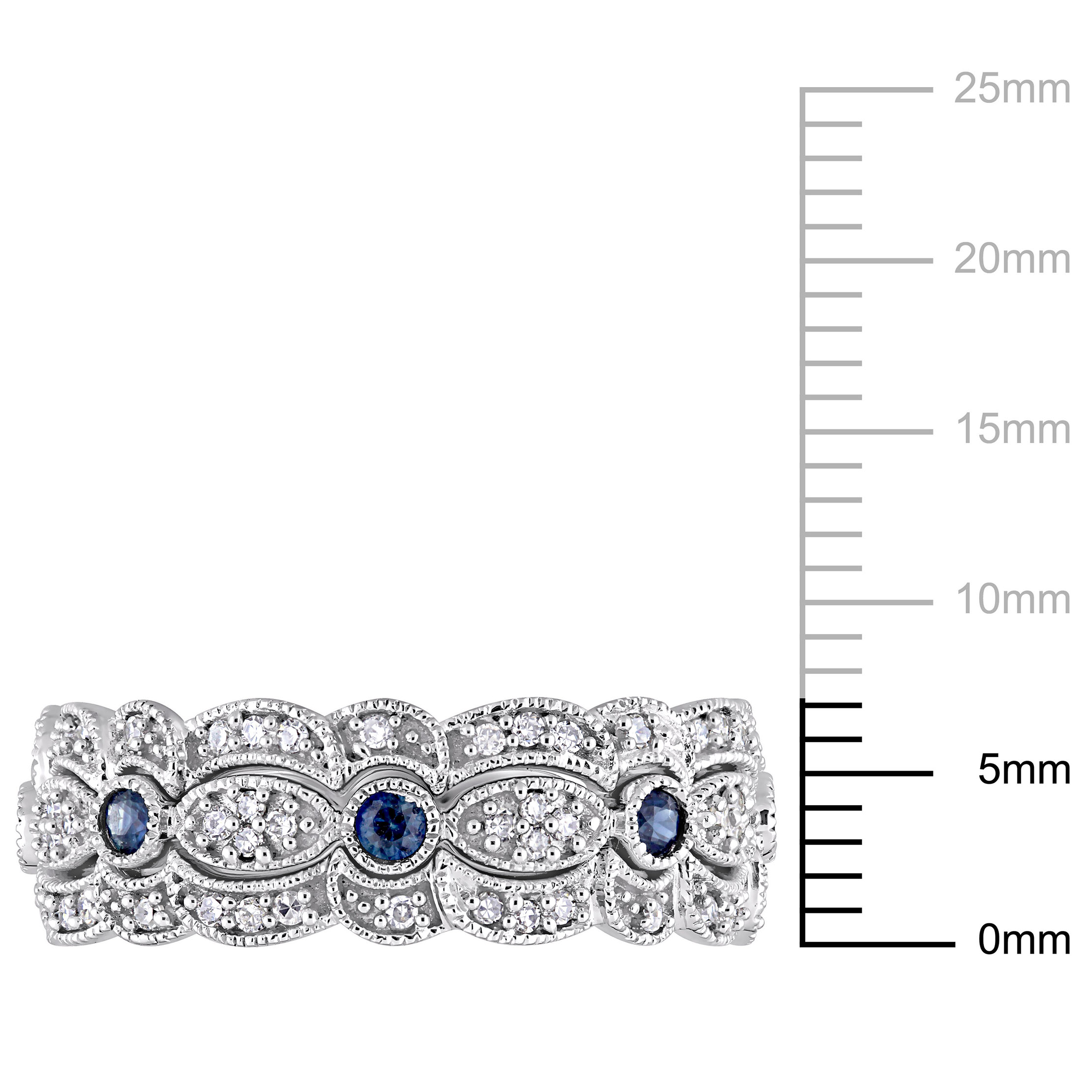 Everly Women's Sapphire 14k White Gold Ring