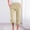 A_ Khaki, variant on Olyvenn Stylish Womens Capris Pants High Waist Drawstring Comfy Casual Pants Casua Lightweight Loose Trousers Buttons Trim with Pockets White S