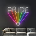 thumbnail image 3 of Handmadetneonsign Pride Neon Sign, Pride LGBT Wall Art Decor, LGBT Rainbow Wall Decor, LGBT Decor, 3 of 5