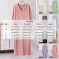 thumbnail image 4 of Jopfuhed Womens V-Neck Fleece Robes Fluffy Plush Bathrobe Long Housecoat with Pockets Winter Warm Cozy Loungewear Sleepwear, 4 of 7