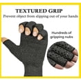 thumbnail image 5 of Copper Compression Arthritis Gloves - Best Copper Infused Fingerless Glove for Carpal Tunnel, RSI, Rheumatoid , Tendonitis, Hand Pain, Computer Typing, Support for Hands. L, 5 of 5