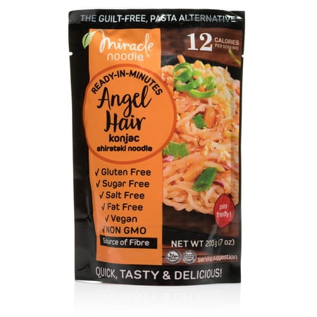 Ready in Minutes Angel Hair Konjac Shirataki Noodles, 7 (Best Ready Made Noodles)