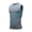 Grey, variant on Men Sport Vest Slim Fit High Elasticity O Neck Quick-drying Sleeveless Compression Figure Shaping Gym Running Basketball Tank Top