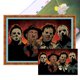 thumbnail image 1 of Hilo Algodón Ecológico Bordado Punto Cruz Película Terror Impreso 11CT 70x45cm, 1 of 9