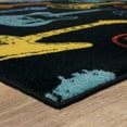 thumbnail image 6 of Mohawk Home Guitar Montage Printed Indoor Area Rug in Multi, 3'4"x5', 6 of 10