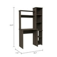 thumbnail image 3 of UrbanPro Contemporary Home Office Desk in Smokey Oak, 3 of 4