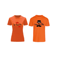 thumbnail image 2 of Playera Duo Parejas Loco Por Ella 14 De Febrero San Valentin Color Anaranjado Talla Chica Marca Emil SaEs, 2 of 4