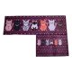 thumbnail image 2 of 2 Alfombrils de Baño, vables, Perfectas para Cocina, , Baño, Balcón de Estar, Etc. (40x60cm + 40x120c Gatos 3 Macarena Alfombra de la entrada de la puerta, 2 of 8