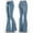 Light blue, variant on GZWYHT Jeans for Women,Wide Leg Pants,Denim Jeans Lace-Up Pants Mid-Waist Trousers Flared Women's Pants,Palazzo Pants,Baggy Jeans,High Waisted Pants,Blue,M