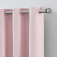 thumbnail image 2 of Your Zone Kids' Corduroy Blackout Curtain Panel, 1 Panel, Pink, 38" W x 63" L, 2 of 5