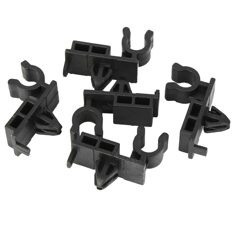 Fasteners Hood Prop Rod Clip Retainer Holder Clamp 5pcs Vehicle Plastic