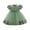 A#Green461, variant on Byoo Solid Tulle Gown for Toddler Girl 3D Floral Waist Accent Short Sleeve A-Line Fit-and-Flare Dress Formal Soft Dresses