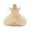 Champagne, variant on Toddler Girls Party Dress with Ruffled Sleeves Flora Formal Princess Gown for Birthday Wedding