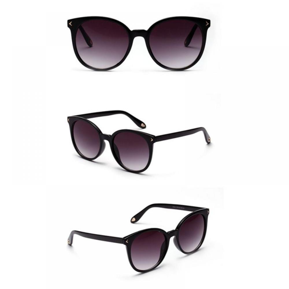 Round Sunglasses for Women Men, Retro Polarized Acetate Sunglasses Classic Fashion Designer Style - image 4 of 4