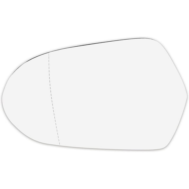 Car Rearview Mirror Glass with Backing Plate Heated Left Side for Audi A Quattro S