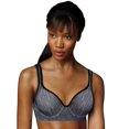 thumbnail image 1 of Maidenform Womens Sport Custom Lift Underwire Bra, 36C, Charcoal Heather/Black, 1 of 1