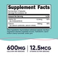 thumbnail image 5 of Nutricost Calcium [600 MG] + Vitamin D3 [12.5 MCG] for Women [180 CAPS], 5 of 5