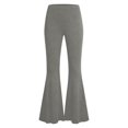 thumbnail image 6 of Women Flare Leggings Tummy Control High Waisted Wide Leg Yoga Pants Bootcut Workout Leggings Skinny Yoga Pants, 6 of 6