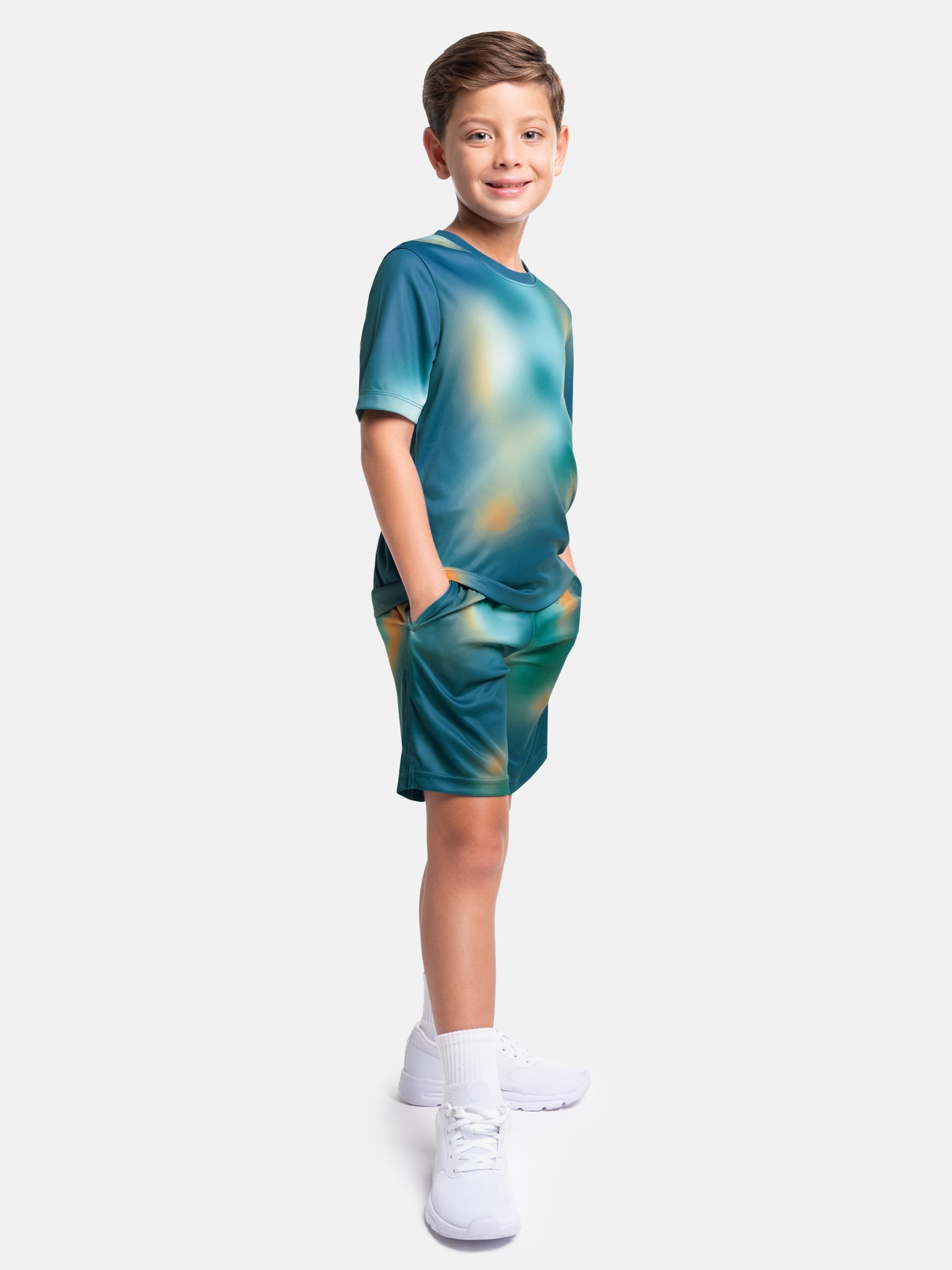 Athletic Works Boys Core Performance Short, 2-Pack, Sizes 4-18 & Husky
