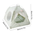 thumbnail image 3 of Comfort Pet Bed All Season Pet Tent All-Season Comfort Pet Tent Foldable Removable Washable Pet Bed for Indoor Outdoor Use Green Color Portable Pet Shelter for Dogs Cats, 3 of 6